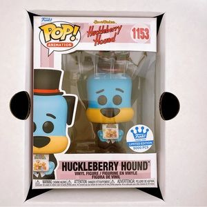 Hanna Barbera Around the World Book and Funko Pop #1153 Huckleberry Hound! Lim5K